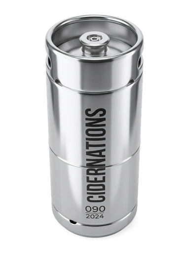 A Brut Cider keg, 20 litres